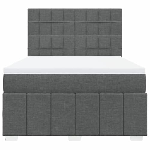 Boxspringbett mit Matratze Dunkelgrau 160x200 cm Stoff Jugendbett Bettgestell Bed Frame Bettrahmen für Schlafzimmer Herberge Wohnbereich Gästezimmer Boxspringbett mit Matratze Dunkelgrau 160x200 cm Stoff Jugendbett Bettgestell Bed Frame Bettrahmen für Schlafzimmer Herberge Wohnbereich Gästezimmer von HEFZGDB