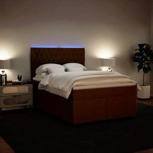 Boxspringbett mit Matratze Rosa 140x200 cm Samt Daybed Gästebett Familienbett Doppelbett für Gästezimmer Schlafzimmer Herberge Wohnbereich Boxspringbett mit Matratze Rosa 140x200 cm Samt Daybed Gästebett Familienbett Doppelbett für Gästezimmer Schlafzimmer Herberge Wohnbereich von HEFZGDB