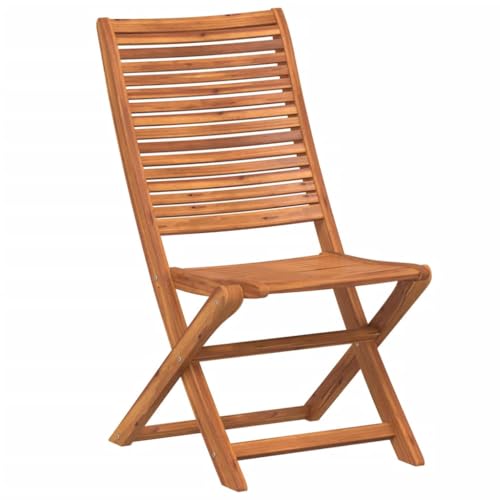 Gartenstühle 8 Stk. Klappbar 51x66x95 cm Massivholz Akazie Balkonstuhl Campingstuhl Loungesessel Wohnzimmer Armlehnstuhl für Innenhof Parks Garten Terrasse von HEFZGDB