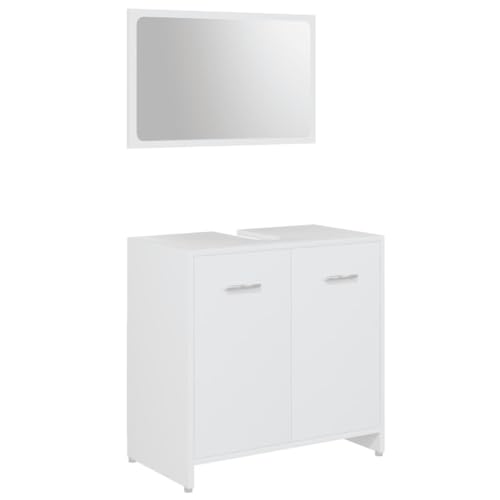 HEFZGDB 3-TLG. Badmöbel-Set Weiß Holzwerkstoff Flurschrank Badezimmerschrank Medizinschrank Apothekerschrank Küche für Badezimmer Wohnbereich Küche Gästezimmer HEFZGDB 3-TLG. Badmöbel-Set Weiß Holzwerkstoff Flurschrank Badezimmerschrank Medizinschrank Apothekerschrank Küche für Badezimmer Wohnbereich Küche Gästezimmer von HEFZGDB