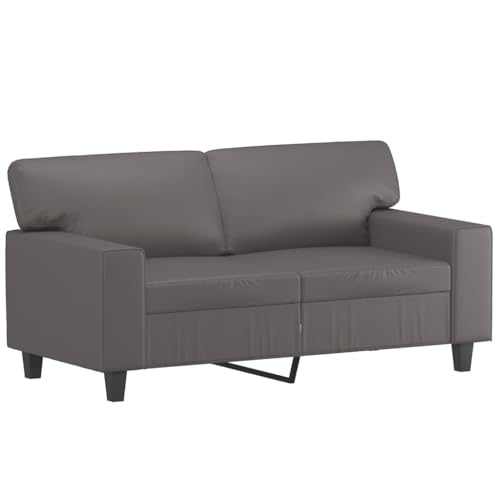 HEFZGDB 3-TLG. Sofagarnitur mit Kissen Grau Kunstleder Outdoor Sofa Couch Klein Sessel Wohnzimmer Sofa Chair für Büro Aufenthaltsraum Wohnbereich Empfangsraum HEFZGDB 3-TLG. Sofagarnitur mit Kissen Grau Kunstleder Outdoor Sofa Couch Klein Sessel Wohnzimmer Sofa Chair für Büro Aufenthaltsraum Wohnbereich Empfangsraum von HEFZGDB