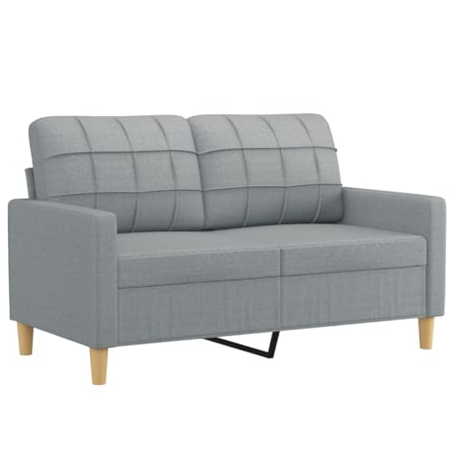 HEFZGDB 3-TLG. Sofagarnitur mit Kissen Hellgrau Stoff Sitzgarnitur Wohnzimmer Couch Klein Kleine Sofa Sofa Wohnzimmer für Schlafzimmer Wohnbereich Aufenthaltsraum Empfangsraum HEFZGDB 3-TLG. Sofagarnitur mit Kissen Hellgrau Stoff Sitzgarnitur Wohnzimmer Couch Klein Kleine Sofa Sofa Wohnzimmer für Schlafzimmer Wohnbereich Aufenthaltsraum Empfangsraum von HEFZGDB