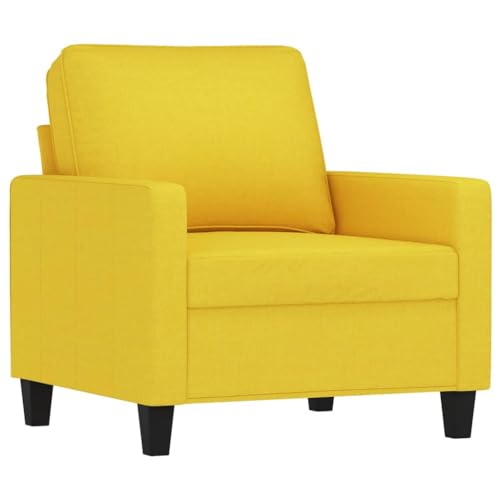 HEFZGDB 4-TLG. Sofagarnitur mit Kissen Hellgelb Stoff Sofa Couch Lounge Sofa Lesesessel Bequem Big Sofa für Aufenthaltsraum Büro Empfangsraum Schlafzimmer HEFZGDB 4-TLG. Sofagarnitur mit Kissen Hellgelb Stoff Sofa Couch Lounge Sofa Lesesessel Bequem Big Sofa für Aufenthaltsraum Büro Empfangsraum Schlafzimmer von HEFZGDB