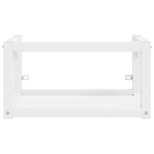 HEFZGDB Badezimmer Wand-Waschtischgestell Weiß 59x38x31 cm Eisen Kleiner Schrank Schuhschrank Badezimmerschränke Mehrzweckschrank für Wohnbereich Badezimmer Gästezimmer Toilette HEFZGDB Badezimmer Wand-Waschtischgestell Weiß 59x38x31 cm Eisen Kleiner Schrank Schuhschrank Badezimmerschränke Mehrzweckschrank für Wohnbereich Badezimmer Gästezimmer Toilette von HEFZGDB