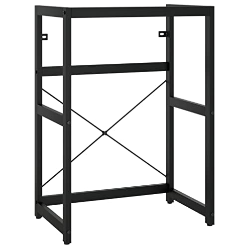 HEFZGDB Badezimmer-Waschtischgestell mit Waschbecken Schwarz Eisen Kleines Schränkchen Schuhschrank Medizinschrank Kleiner Schrank für Wohnbereich Gästezimmer Toilette Küche HEFZGDB Badezimmer-Waschtischgestell mit Waschbecken Schwarz Eisen Kleines Schränkchen Schuhschrank Medizinschrank Kleiner Schrank für Wohnbereich Gästezimmer Toilette Küche von HEFZGDB