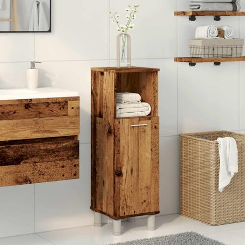 HEFZGDB Badschrank Altholz-Optik 30x30x95 cm Holzwerkstoff Aufbewahrungsschrank Badezimmerschrank Medizinschrank Küchenschrank für Küche Gästezimmer Badezimmer Wohnbereich HEFZGDB Badschrank Altholz-Optik 30x30x95 cm Holzwerkstoff Aufbewahrungsschrank Badezimmerschrank Medizinschrank Küchenschrank für Küche Gästezimmer Badezimmer Wohnbereich von HEFZGDB