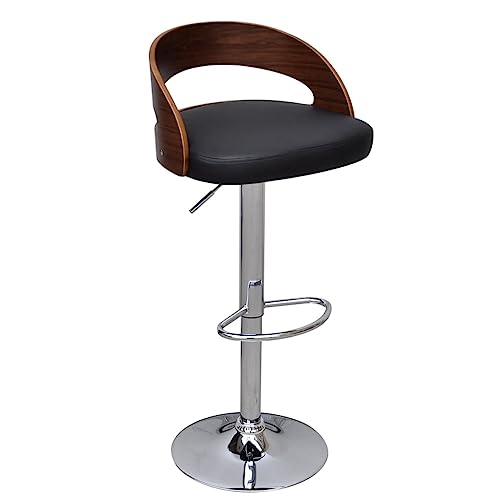 HEFZGDB Barhocker 2 STK. Bugholz Bar Stool Barhocker Küche Barstühle Vanity Chair für Bars Gaststätten Wohnzimmer Café von HEFZGDB