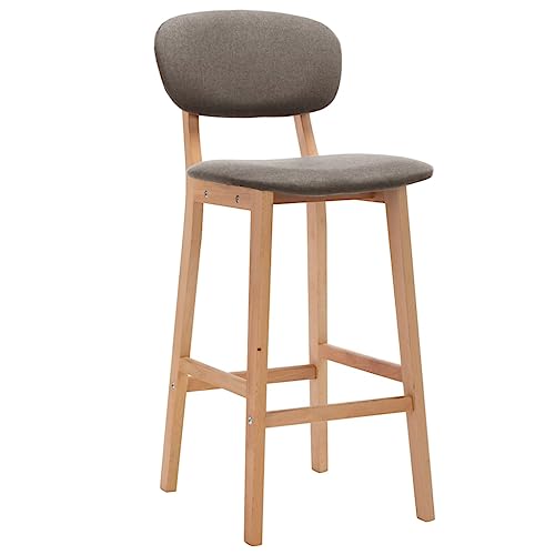HEFZGDB Barhocker 2 STK. Taupe Stoff Vanity Chair Küchenstühle Modern Küchenhocker Küchenstuhl für Wohnzimmer Bars Gaststätten Café HEFZGDB Barhocker 2 STK. Taupe Stoff Vanity Chair Küchenstühle Modern Küchenhocker Küchenstuhl für Wohnzimmer Bars Gaststätten Café von HEFZGDB