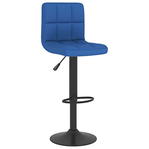 HEFZGDB Barhocker Blau Stoff Bürohocker Barstuhl Esszimmerstühle Vanity Chair für Wohnzimmer Café Bars Gaststätten von HEFZGDB