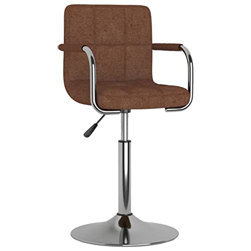 HEFZGDB Barhocker Braun Stoff Hocker Klein Schminkhocker Küchenhocker Küchenstuhl für Café Bars Wohnzimmer Gaststätten HEFZGDB Barhocker Braun Stoff Hocker Klein Schminkhocker Küchenhocker Küchenstuhl für Café Bars Wohnzimmer Gaststätten von HEFZGDB