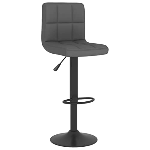 HEFZGDB Barhocker Dunkelgrau Stoff Bürohocker Barstuhl Esszimmerstühle Vanity Chair für Wohnzimmer Café Bars Gaststätten von HEFZGDB