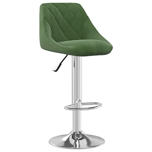 HEFZGDB Barhocker Dunkelgrün Samt Bürohocker Schminkstuhl Badhocker Modern Badezimmerhocker für Café Bars Gaststätten Wohnzimmer von HEFZGDB