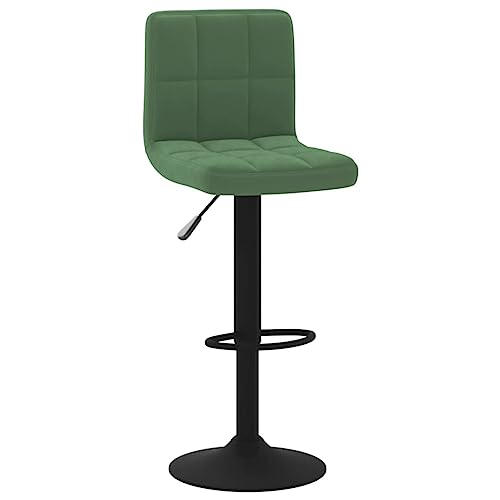 HEFZGDB Barhocker Dunkelgrün Samt Stuhl Küche Barstuhl Küchenstuhl Badezimmerhocker für Café Gaststätten Bars Wohnzimmer von HEFZGDB