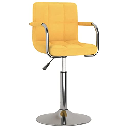 HEFZGDB Barhocker Gelb Stoff Hocker Klein Schminkhocker Küchenhocker Küchenstuhl für Café Bars Wohnzimmer Gaststätten HEFZGDB Barhocker Gelb Stoff Hocker Klein Schminkhocker Küchenhocker Küchenstuhl für Café Bars Wohnzimmer Gaststätten von HEFZGDB