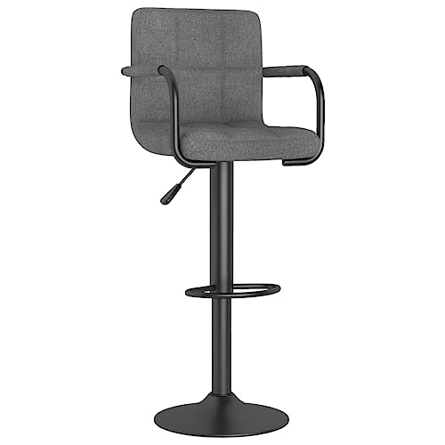 HEFZGDB Barhocker Hellgrau Stoff Stuhl Küche Küchenstühle Modern Badhocker Modern Küchenstuhl für Gaststätten Wohnzimmer Bars Café von HEFZGDB