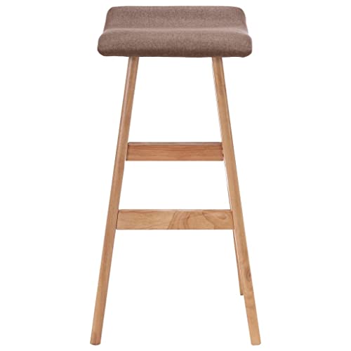 HEFZGDB Barhocker Taupe Stoff Schminksessel Barhocker Küche Barstuhl Küchenstuhl für Café Bars Wohnzimmer Gaststätten von HEFZGDB