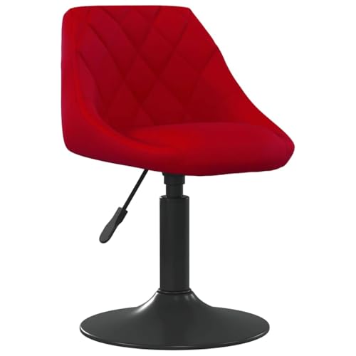 HEFZGDB Barhocker Weinrot Samt Schminksessel Barstuhl Esszimmerstühle Küchenstühle Modern für Gaststätten Bars Wohnzimmer Café von HEFZGDB
