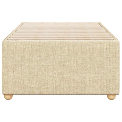 HEFZGDB Bettgestell ohne Matratze Blau 90x190 cm Stoff Daybed Bed Frame Familienbett Einzelbetten für Wohnbereich Schlafzimmer Herberge Gästezimmer HEFZGDB Bettgestell ohne Matratze Blau 90x190 cm Stoff Daybed Bed Frame Familienbett Einzelbetten für Wohnbereich Schlafzimmer Herberge Gästezimmer von HEFZGDB