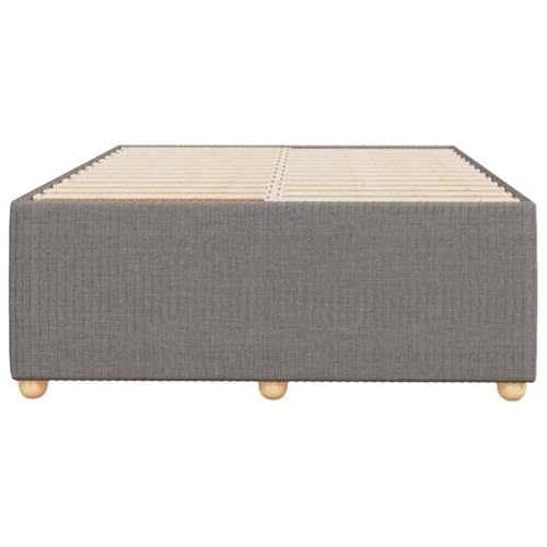 HEFZGDB Bettgestell ohne Matratze Taupe 120x200 cm Stoff Daybed Bed Frame Familienbett Einzelbetten für Wohnbereich Schlafzimmer Herberge Gästezimmer HEFZGDB Bettgestell ohne Matratze Taupe 120x200 cm Stoff Daybed Bed Frame Familienbett Einzelbetten für Wohnbereich Schlafzimmer Herberge Gästezimmer von HEFZGDB