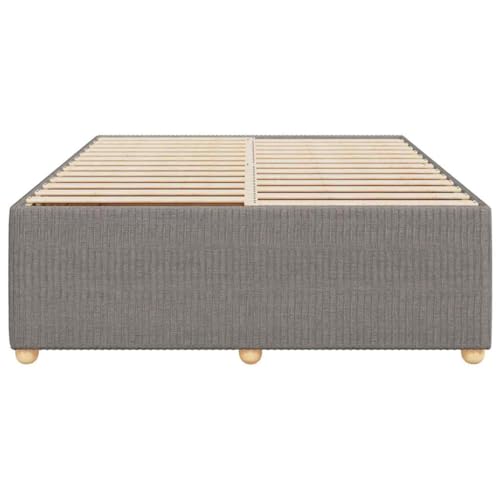 HEFZGDB Bettgestell ohne Matratze Taupe 140x200 cm Stoff Daybed Bed Frame Familienbett Einzelbetten für Wohnbereich Schlafzimmer Herberge Gästezimmer HEFZGDB Bettgestell ohne Matratze Taupe 140x200 cm Stoff Daybed Bed Frame Familienbett Einzelbetten für Wohnbereich Schlafzimmer Herberge Gästezimmer von HEFZGDB