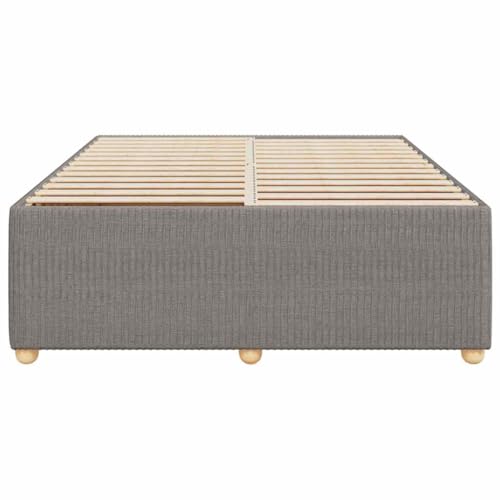 HEFZGDB Bettgestell ohne Matratze Taupe 160x200 cm Stoff Daybed Bed Frame Familienbett Einzelbetten für Wohnbereich Schlafzimmer Herberge Gästezimmer HEFZGDB Bettgestell ohne Matratze Taupe 160x200 cm Stoff Daybed Bed Frame Familienbett Einzelbetten für Wohnbereich Schlafzimmer Herberge Gästezimmer von HEFZGDB