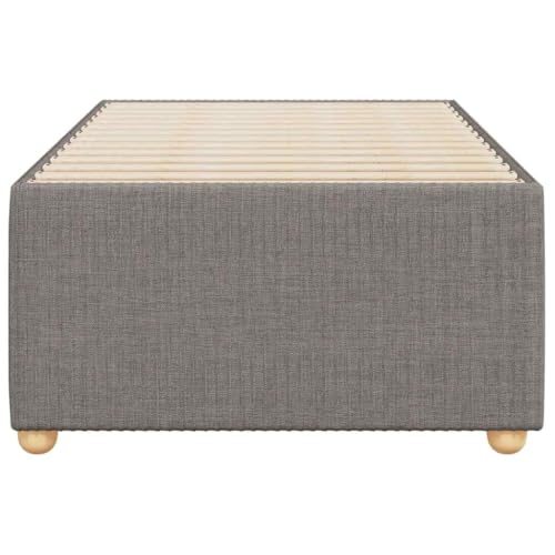 HEFZGDB Bettgestell ohne Matratze Taupe 80x200 cm Stoff Daybed Bed Frame Familienbett Einzelbetten für Wohnbereich Schlafzimmer Herberge Gästezimmer HEFZGDB Bettgestell ohne Matratze Taupe 80x200 cm Stoff Daybed Bed Frame Familienbett Einzelbetten für Wohnbereich Schlafzimmer Herberge Gästezimmer von HEFZGDB