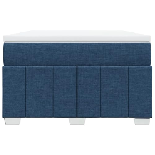 HEFZGDB Boxspringbett mit Matratze Blau 120x190 cm Stoff Bette Gästebett Bed Frame Einzelbetten für Herberge Schlafzimmer Wohnbereich Gästezimmer HEFZGDB Boxspringbett mit Matratze Blau 120x190 cm Stoff Bette Gästebett Bed Frame Einzelbetten für Herberge Schlafzimmer Wohnbereich Gästezimmer von HEFZGDB