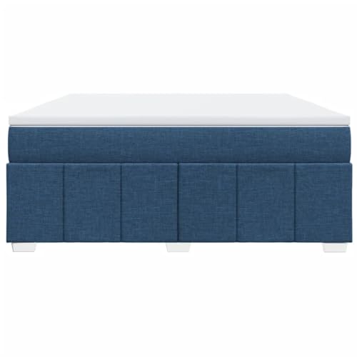 HEFZGDB Boxspringbett mit Matratze Blau 180x200 cm Stoff Bette Gästebett Bed Frame Einzelbetten für Herberge Schlafzimmer Wohnbereich Gästezimmer HEFZGDB Boxspringbett mit Matratze Blau 180x200 cm Stoff Bette Gästebett Bed Frame Einzelbetten für Herberge Schlafzimmer Wohnbereich Gästezimmer von HEFZGDB