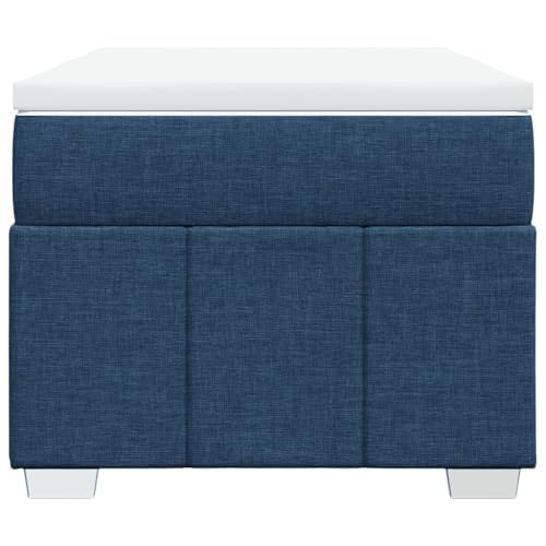 HEFZGDB Boxspringbett mit Matratze Blau 80x200 cm Stoff Bette Gästebett Bed Frame Einzelbetten für Herberge Schlafzimmer Wohnbereich Gästezimmer HEFZGDB Boxspringbett mit Matratze Blau 80x200 cm Stoff Bette Gästebett Bed Frame Einzelbetten für Herberge Schlafzimmer Wohnbereich Gästezimmer von HEFZGDB