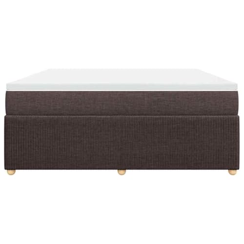 HEFZGDB Boxspringbett mit Matratze Dunkelbraun 180x200 cm Stoff Jugendbett Bettgestell Bed Frame Bettrahmen für Gästezimmer Wohnbereich Herberge Schlafzimmer HEFZGDB Boxspringbett mit Matratze Dunkelbraun 180x200 cm Stoff Jugendbett Bettgestell Bed Frame Bettrahmen für Gästezimmer Wohnbereich Herberge Schlafzimmer von HEFZGDB