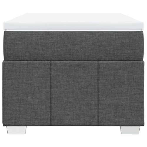 HEFZGDB Boxspringbett mit Matratze Dunkelgrau 80x200 cm Stoff Bette Gästebett Bed Frame Einzelbetten für Herberge Schlafzimmer Wohnbereich Gästezimmer HEFZGDB Boxspringbett mit Matratze Dunkelgrau 80x200 cm Stoff Bette Gästebett Bed Frame Einzelbetten für Herberge Schlafzimmer Wohnbereich Gästezimmer von HEFZGDB