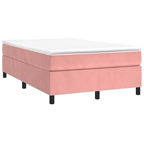 HEFZGDB Boxspringbett mit Matratze Rosa 120x200 cm Samt Bette Gästebett Bettgestell Doppelbett für Gästezimmer Schlafzimmer Wohnbereich Herberge HEFZGDB Boxspringbett mit Matratze Rosa 120x200 cm Samt Bette Gästebett Bettgestell Doppelbett für Gästezimmer Schlafzimmer Wohnbereich Herberge von HEFZGDB
