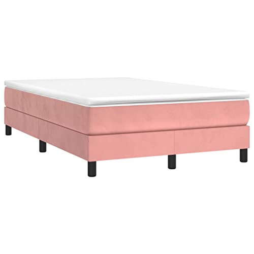 HEFZGDB Boxspringbett mit Matratze Rosa 120x200 cm Samt Bette Gästebett Bettgestell Doppelbett für Gästezimmer Schlafzimmer Wohnbereich Herberge HEFZGDB Boxspringbett mit Matratze Rosa 120x200 cm Samt Bette Gästebett Bettgestell Doppelbett für Gästezimmer Schlafzimmer Wohnbereich Herberge von HEFZGDB