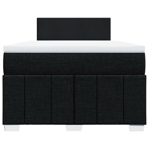 HEFZGDB Boxspringbett mit Matratze Schwarz 120x190 cm Stoff Jugendbett Bettgestell Familienbett Doppelbett für Gästezimmer Wohnbereich Schlafzimmer Herberge HEFZGDB Boxspringbett mit Matratze Schwarz 120x190 cm Stoff Jugendbett Bettgestell Familienbett Doppelbett für Gästezimmer Wohnbereich Schlafzimmer Herberge von HEFZGDB
