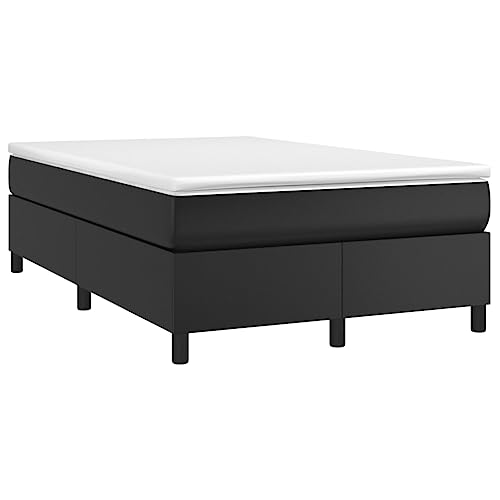HEFZGDB Boxspringbett mit Matratze Schwarz 120x200 cm Kunstleder Guest Bed Gästebett Bettgestell Einzelbetten für Schlafzimmer Gästezimmer Herberge Wohnbereich HEFZGDB Boxspringbett mit Matratze Schwarz 120x200 cm Kunstleder Guest Bed Gästebett Bettgestell Einzelbetten für Schlafzimmer Gästezimmer Herberge Wohnbereich von HEFZGDB