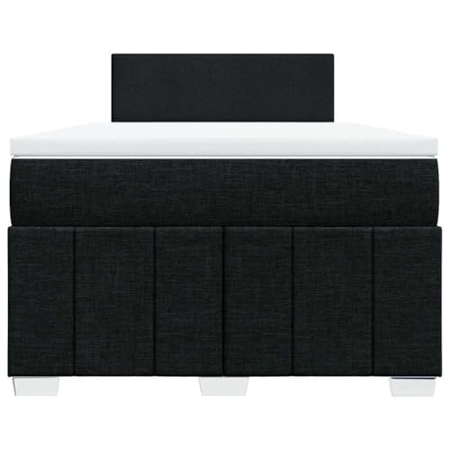 HEFZGDB Boxspringbett mit Matratze Schwarz 120x200 cm Stoff Jugendbett Bettgestell Familienbett Doppelbett für Gästezimmer Wohnbereich Schlafzimmer Herberge HEFZGDB Boxspringbett mit Matratze Schwarz 120x200 cm Stoff Jugendbett Bettgestell Familienbett Doppelbett für Gästezimmer Wohnbereich Schlafzimmer Herberge von HEFZGDB