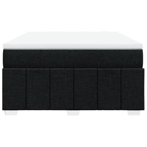 HEFZGDB Boxspringbett mit Matratze Schwarz 140x200 cm Stoff Bette Gästebett Bed Frame Einzelbetten für Herberge Schlafzimmer Wohnbereich Gästezimmer HEFZGDB Boxspringbett mit Matratze Schwarz 140x200 cm Stoff Bette Gästebett Bed Frame Einzelbetten für Herberge Schlafzimmer Wohnbereich Gästezimmer von HEFZGDB