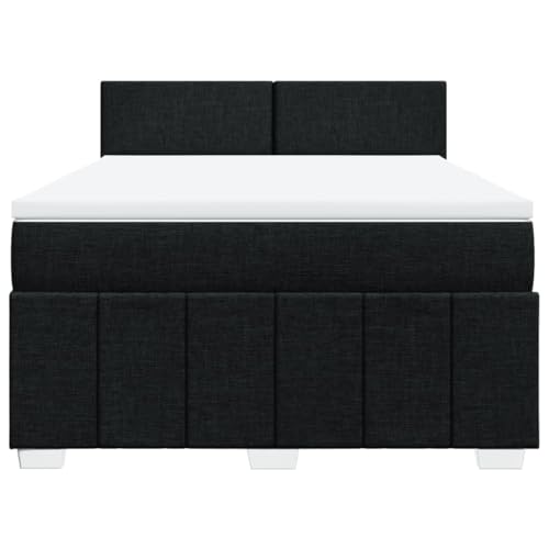 HEFZGDB Boxspringbett mit Matratze Schwarz 160x200 cm Stoff Jugendbett Bettgestell Familienbett Doppelbett für Gästezimmer Wohnbereich Schlafzimmer Herberge HEFZGDB Boxspringbett mit Matratze Schwarz 160x200 cm Stoff Jugendbett Bettgestell Familienbett Doppelbett für Gästezimmer Wohnbereich Schlafzimmer Herberge von HEFZGDB
