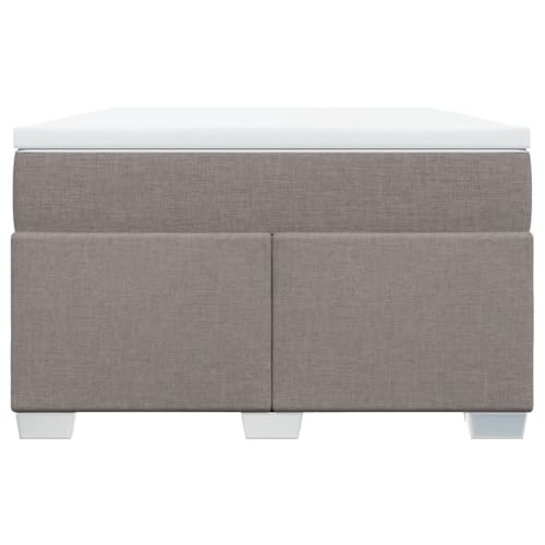 HEFZGDB Boxspringbett mit Matratze Taupe 120x190 cm Stoff Double Bed Gästebett Bed Frame Bettrahmen für Wohnbereich Gästezimmer Herberge Schlafzimmer HEFZGDB Boxspringbett mit Matratze Taupe 120x190 cm Stoff Double Bed Gästebett Bed Frame Bettrahmen für Wohnbereich Gästezimmer Herberge Schlafzimmer von HEFZGDB