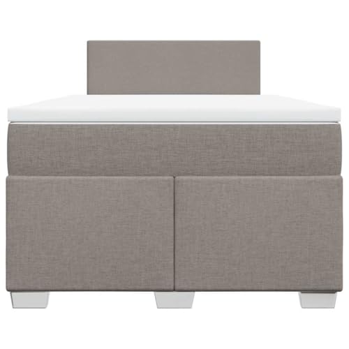 HEFZGDB Boxspringbett mit Matratze Taupe 120x190 cm Stoff Ehebett Bettgestell Einzelbetten Doppelbett für Schlafzimmer Herberge Wohnbereich Gästezimmer HEFZGDB Boxspringbett mit Matratze Taupe 120x190 cm Stoff Ehebett Bettgestell Einzelbetten Doppelbett für Schlafzimmer Herberge Wohnbereich Gästezimmer von HEFZGDB