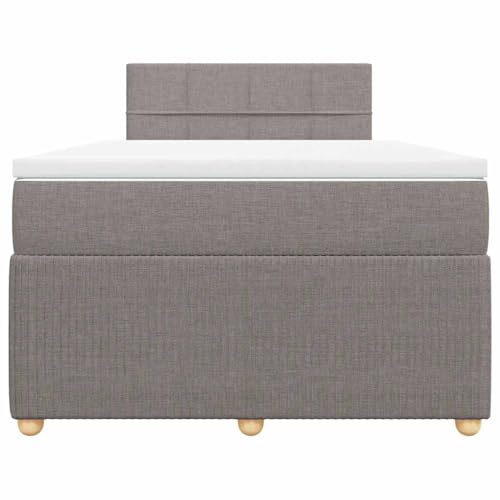 HEFZGDB Boxspringbett mit Matratze Taupe 120x190 cm Stoff Ehebett Gästebett Einzelbetten Bettrahmen für Herberge Wohnbereich Schlafzimmer Gästezimmer HEFZGDB Boxspringbett mit Matratze Taupe 120x190 cm Stoff Ehebett Gästebett Einzelbetten Bettrahmen für Herberge Wohnbereich Schlafzimmer Gästezimmer von HEFZGDB