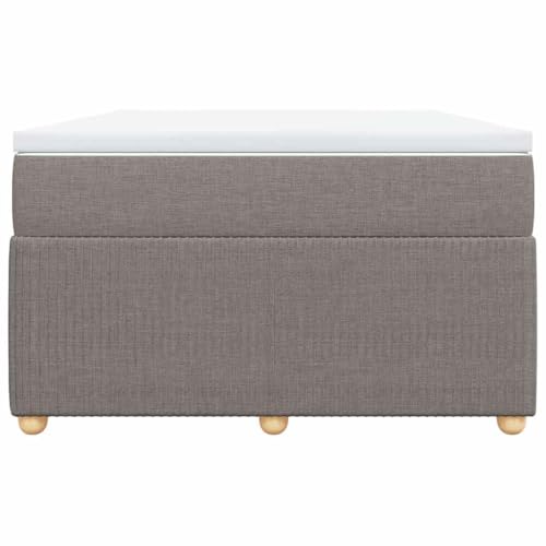 HEFZGDB Boxspringbett mit Matratze Taupe 120x190 cm Stoff Jugendbett Bettgestell Bed Frame Bettrahmen für Gästezimmer Wohnbereich Herberge Schlafzimmer HEFZGDB Boxspringbett mit Matratze Taupe 120x190 cm Stoff Jugendbett Bettgestell Bed Frame Bettrahmen für Gästezimmer Wohnbereich Herberge Schlafzimmer von HEFZGDB