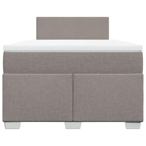HEFZGDB Boxspringbett mit Matratze Taupe 120x200 cm Stoff Ehebett Bettgestell Einzelbetten Doppelbett für Schlafzimmer Herberge Wohnbereich Gästezimmer HEFZGDB Boxspringbett mit Matratze Taupe 120x200 cm Stoff Ehebett Bettgestell Einzelbetten Doppelbett für Schlafzimmer Herberge Wohnbereich Gästezimmer von HEFZGDB