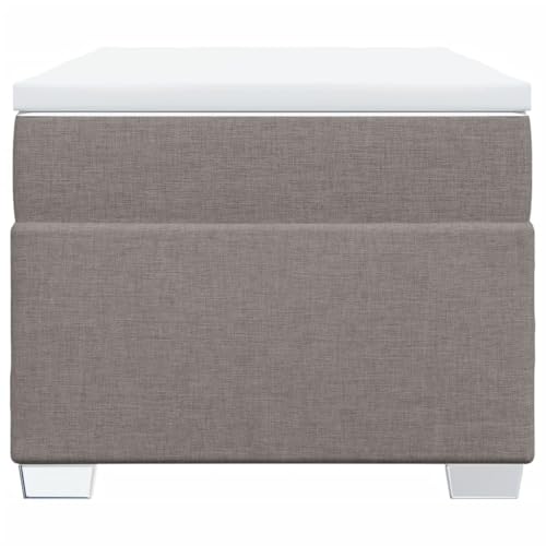 HEFZGDB Boxspringbett mit Matratze Taupe 80x200 cm Stoff Double Bed Gästebett Bed Frame Bettrahmen für Wohnbereich Gästezimmer Herberge Schlafzimmer HEFZGDB Boxspringbett mit Matratze Taupe 80x200 cm Stoff Double Bed Gästebett Bed Frame Bettrahmen für Wohnbereich Gästezimmer Herberge Schlafzimmer von HEFZGDB