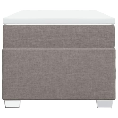 HEFZGDB Boxspringbett mit Matratze Taupe 90x190 cm Stoff Double Bed Gästebett Bed Frame Bettrahmen für Wohnbereich Gästezimmer Herberge Schlafzimmer HEFZGDB Boxspringbett mit Matratze Taupe 90x190 cm Stoff Double Bed Gästebett Bed Frame Bettrahmen für Wohnbereich Gästezimmer Herberge Schlafzimmer von HEFZGDB