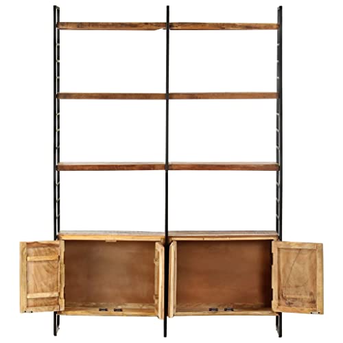 HEFZGDB Bücherregal 4 Ebenen 124x30x180 cm Altholz Massiv Regal Schlafzimmer Bücherregal Klein Aktenschrank Mehrzweckschrank für Schlafzimmer Wohnbereich Bibliothek Arbeitszimmer HEFZGDB Bücherregal 4 Ebenen 124x30x180 cm Altholz Massiv Regal Schlafzimmer Bücherregal Klein Aktenschrank Mehrzweckschrank für Schlafzimmer Wohnbereich Bibliothek Arbeitszimmer von HEFZGDB