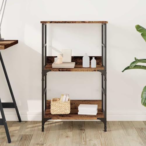 HEFZGDB Bücherregal Altholz-Optik 50x33x82 cm Holzwerkstoff Regal Wohnzimmer Stehend Bücherregal Klein Aktenschrank Mehrzweckschrank für Arbeitszimmer Schlafzimmer Wohnbereich Bibliothek HEFZGDB Bücherregal Altholz-Optik 50x33x82 cm Holzwerkstoff Regal Wohnzimmer Stehend Bücherregal Klein Aktenschrank Mehrzweckschrank für Arbeitszimmer Schlafzimmer Wohnbereich Bibliothek von HEFZGDB
