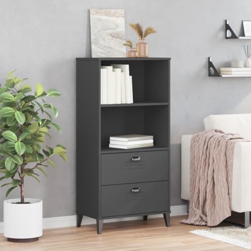HEFZGDB Bücherschrank VIKEN Anthrazit 60x35x123 cm Holzwerkstoff Büroregal Cd Regal Aktenschrank Mehrzweckschrank für Schlafzimmer Büro Bibliothek Arbeitszimmer HEFZGDB Bücherschrank VIKEN Anthrazit 60x35x123 cm Holzwerkstoff Büroregal Cd Regal Aktenschrank Mehrzweckschrank für Schlafzimmer Büro Bibliothek Arbeitszimmer von HEFZGDB