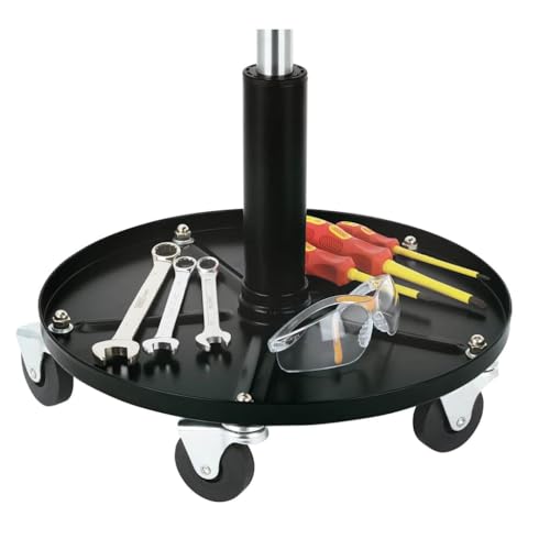 HEFZGDB Draper Tools Höhenverstellbarer Arbeitshocker Schwarz Bar Chair Schminkstuhl Barstühle Badhocker Modern für Gaststätten Wohnzimmer Bars Café von HEFZGDB