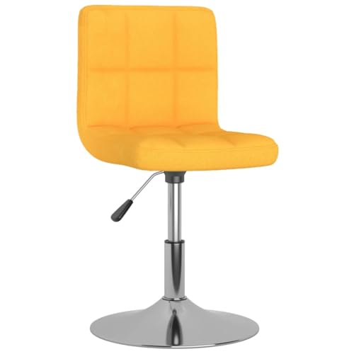 HEFZGDB Esszimmerstühle 4 STK. Drehbar Gelb Stoff Vanity Chair Esszimmerstühle Schminktisch Stuhl Stuhl Esszimmer für Balkon Küche Wohnstube Speisesaal HEFZGDB Esszimmerstühle 4 STK. Drehbar Gelb Stoff Vanity Chair Esszimmerstühle Schminktisch Stuhl Stuhl Esszimmer für Balkon Küche Wohnstube Speisesaal von HEFZGDB